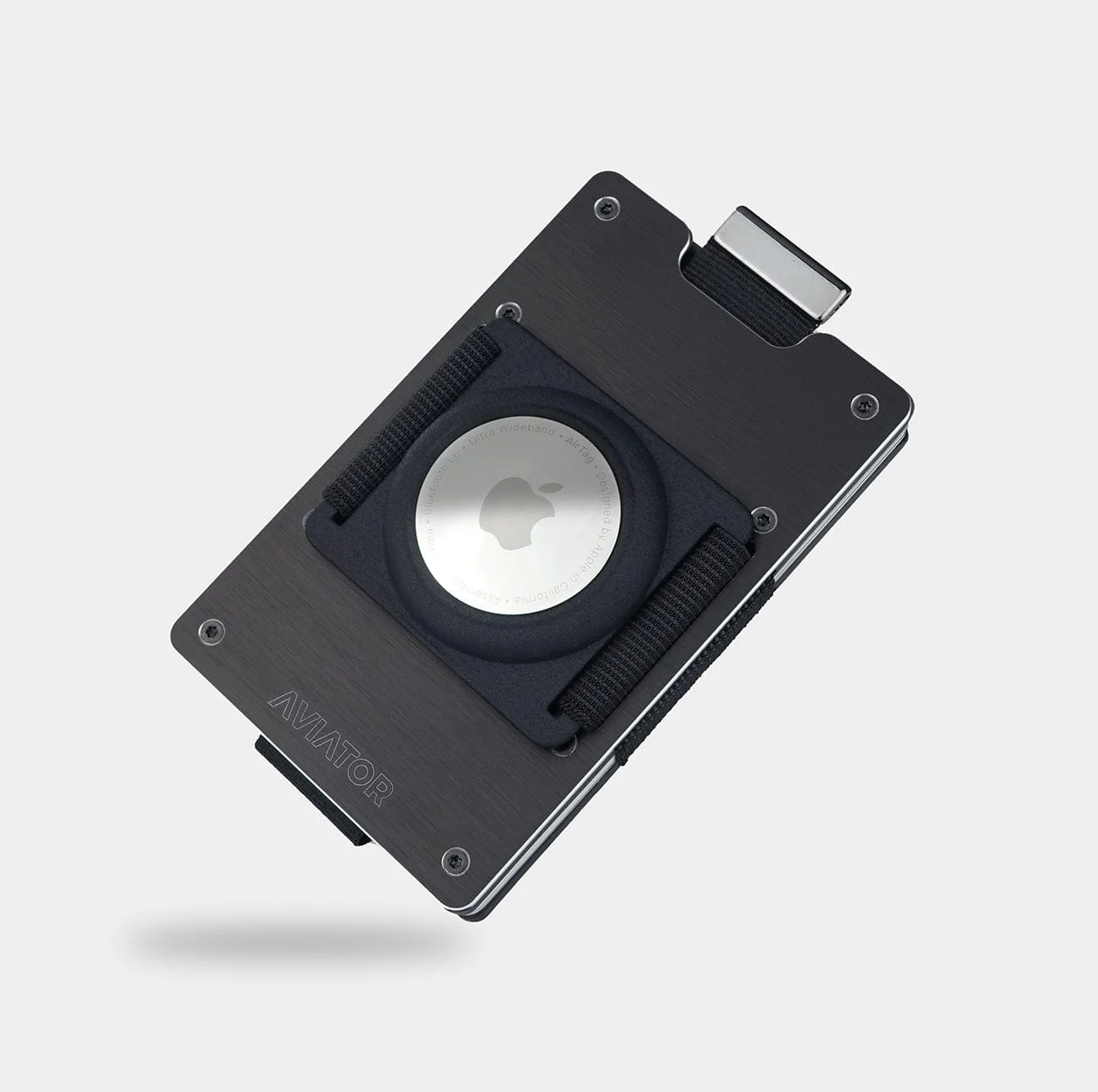 Brushed Black Metal Slim Wallet - Image 7