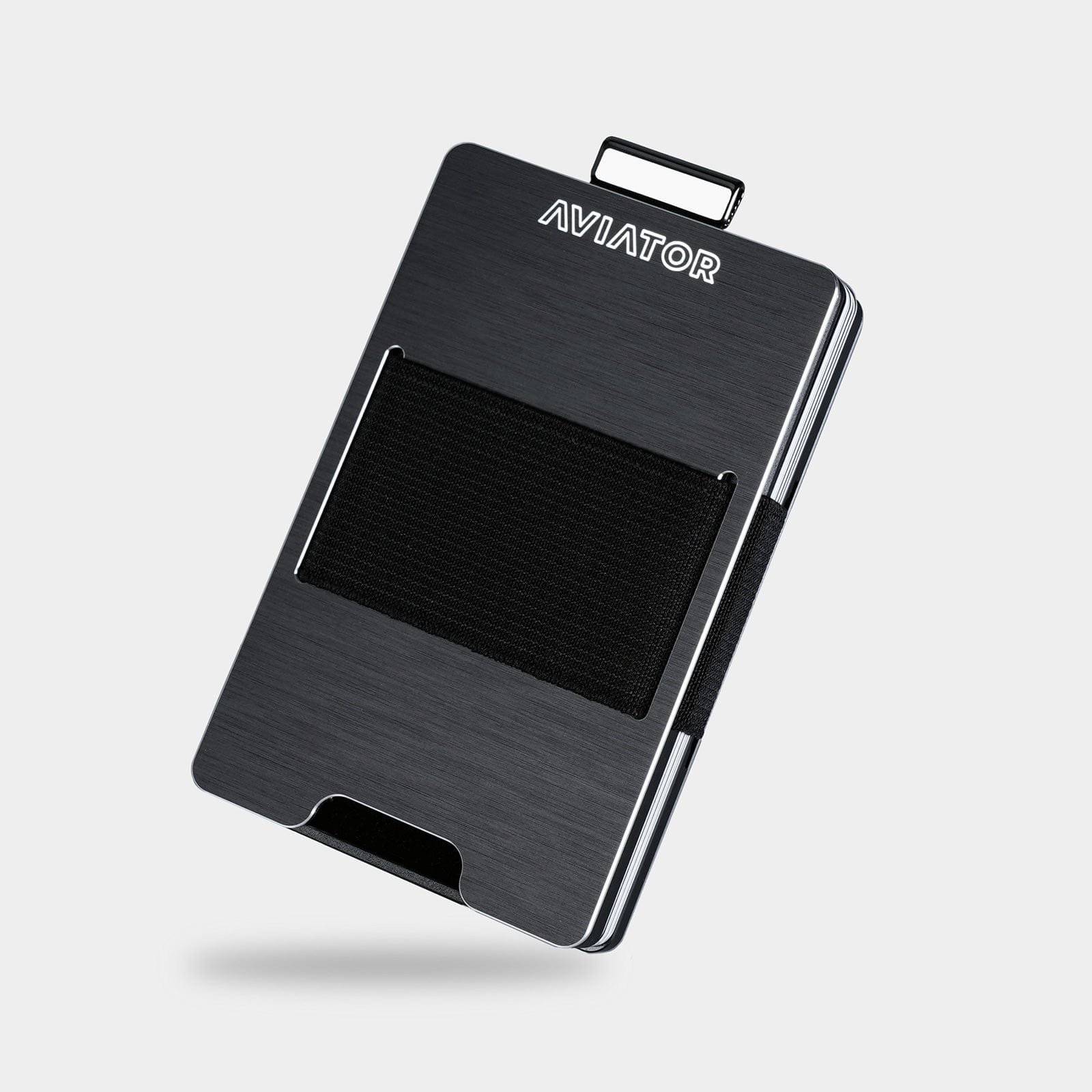 Brushed Black Aluminum Slim Wallet - Image 5