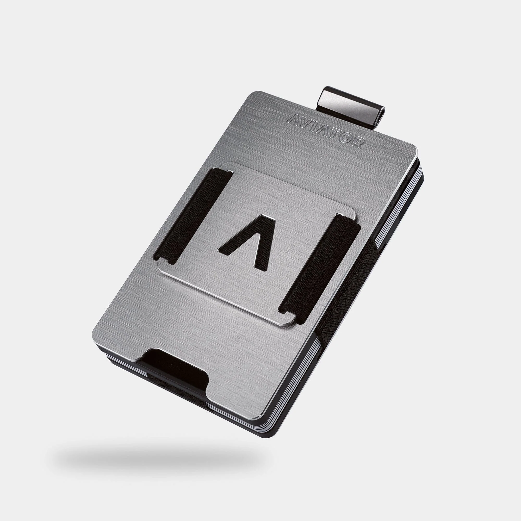 Brushed Silver Aluminum Slim Wallet - Image 14