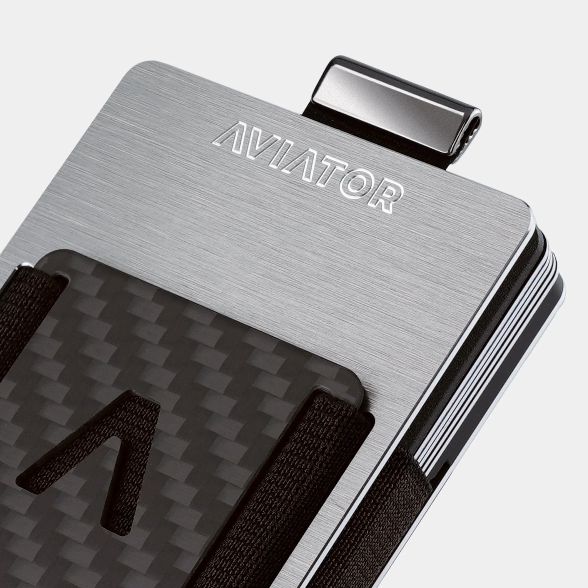 Brushed Silver Aluminum Slim Wallet - Image 8