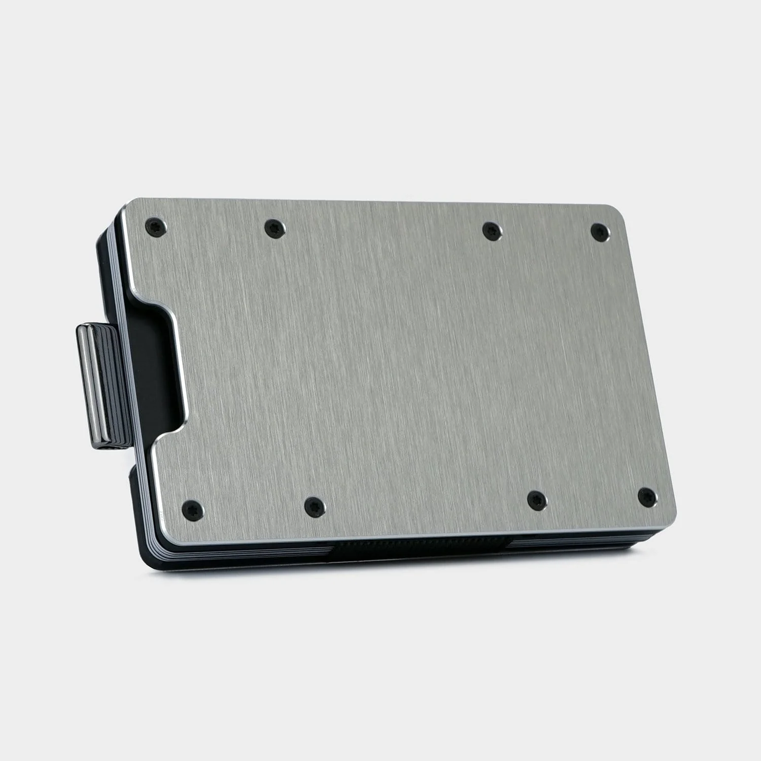 Brushed Silver Metal Slim Wallet - Image 5
