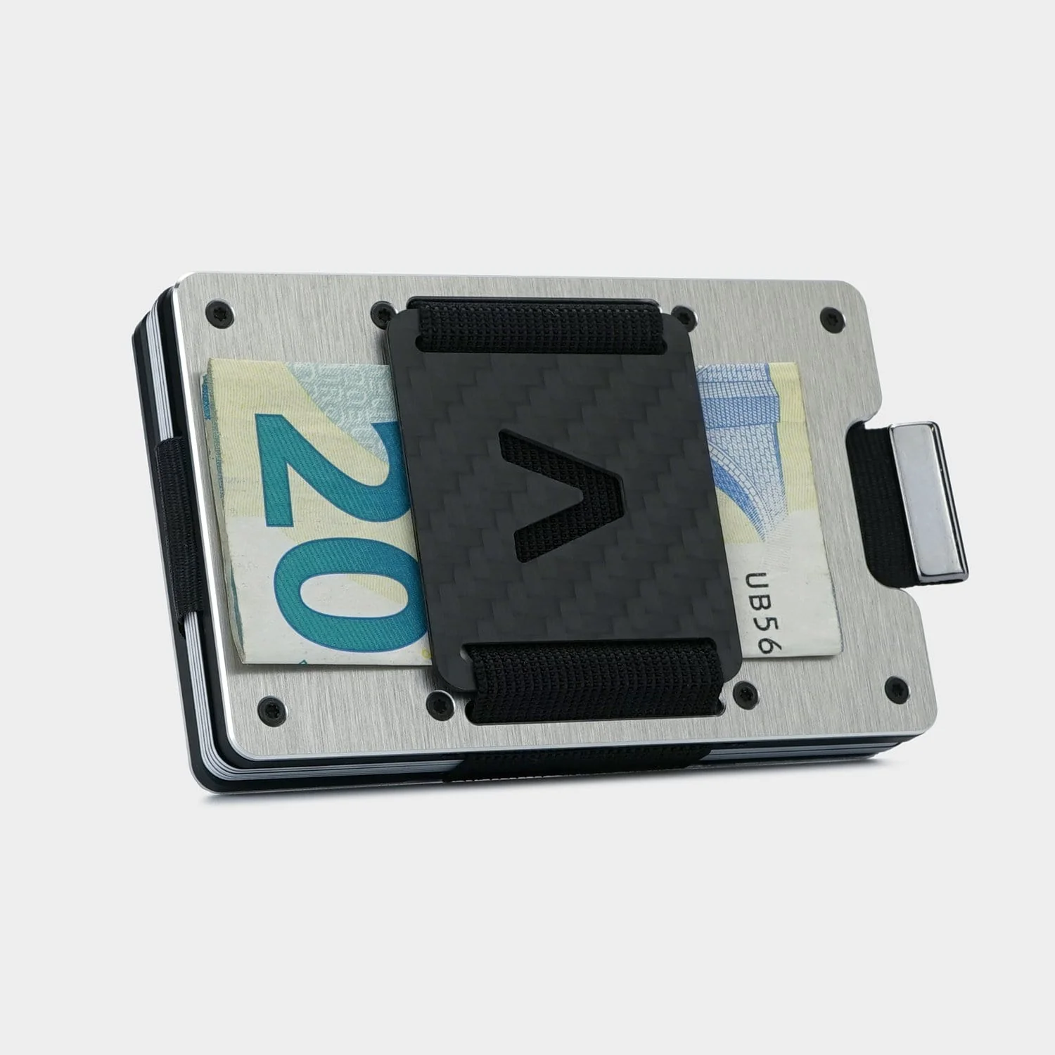 Brushed Silver Metal Slim Wallet - Image 6