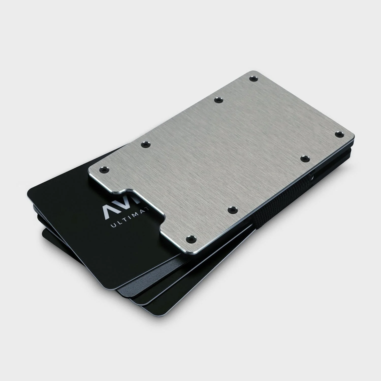 Brushed Silver Metal Slim Wallet - Image 8