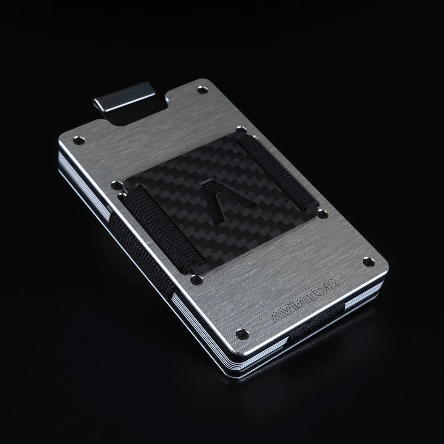 Brushed Silver Metal Slim Wallet - Image 9
