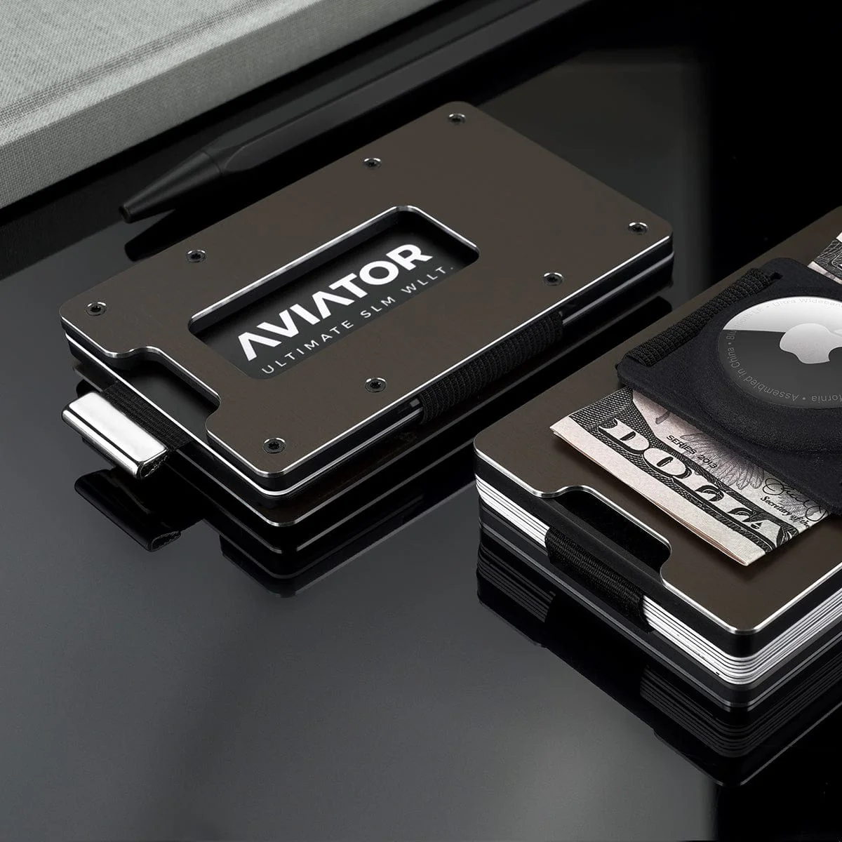 Deep Cedar Aluminum Slim Wallet - Image 5