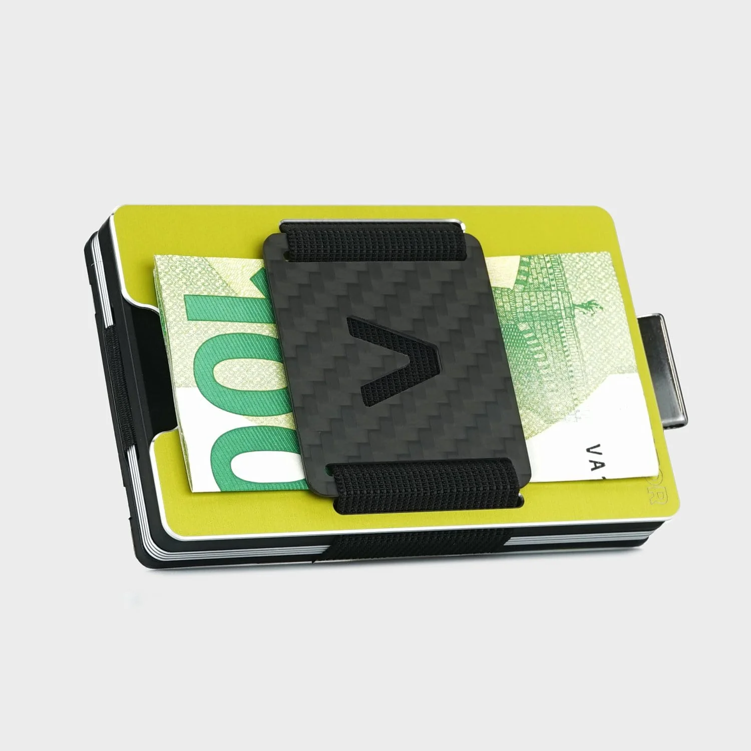Electric Lime Aluminum Slim Wallet - Image 7
