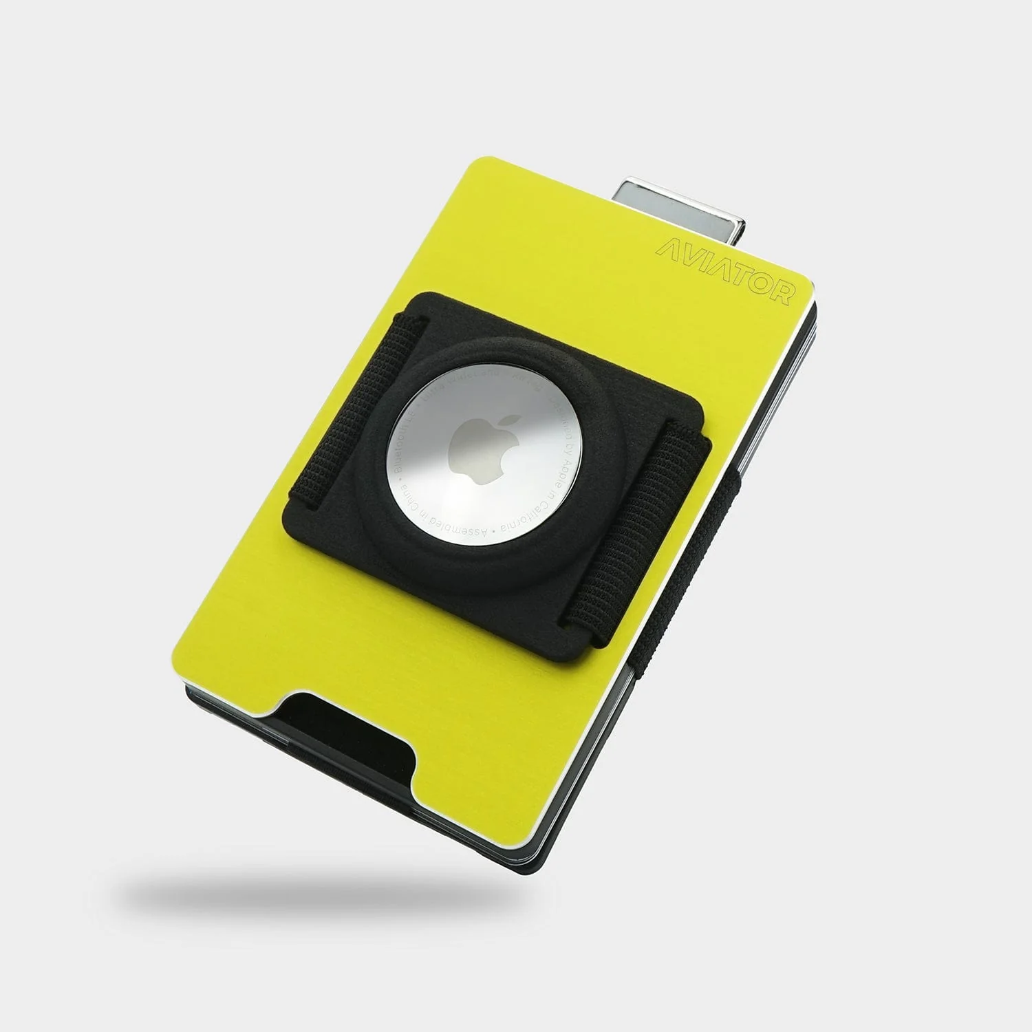 Electric Lime Aluminum Slim Wallet - Image 8