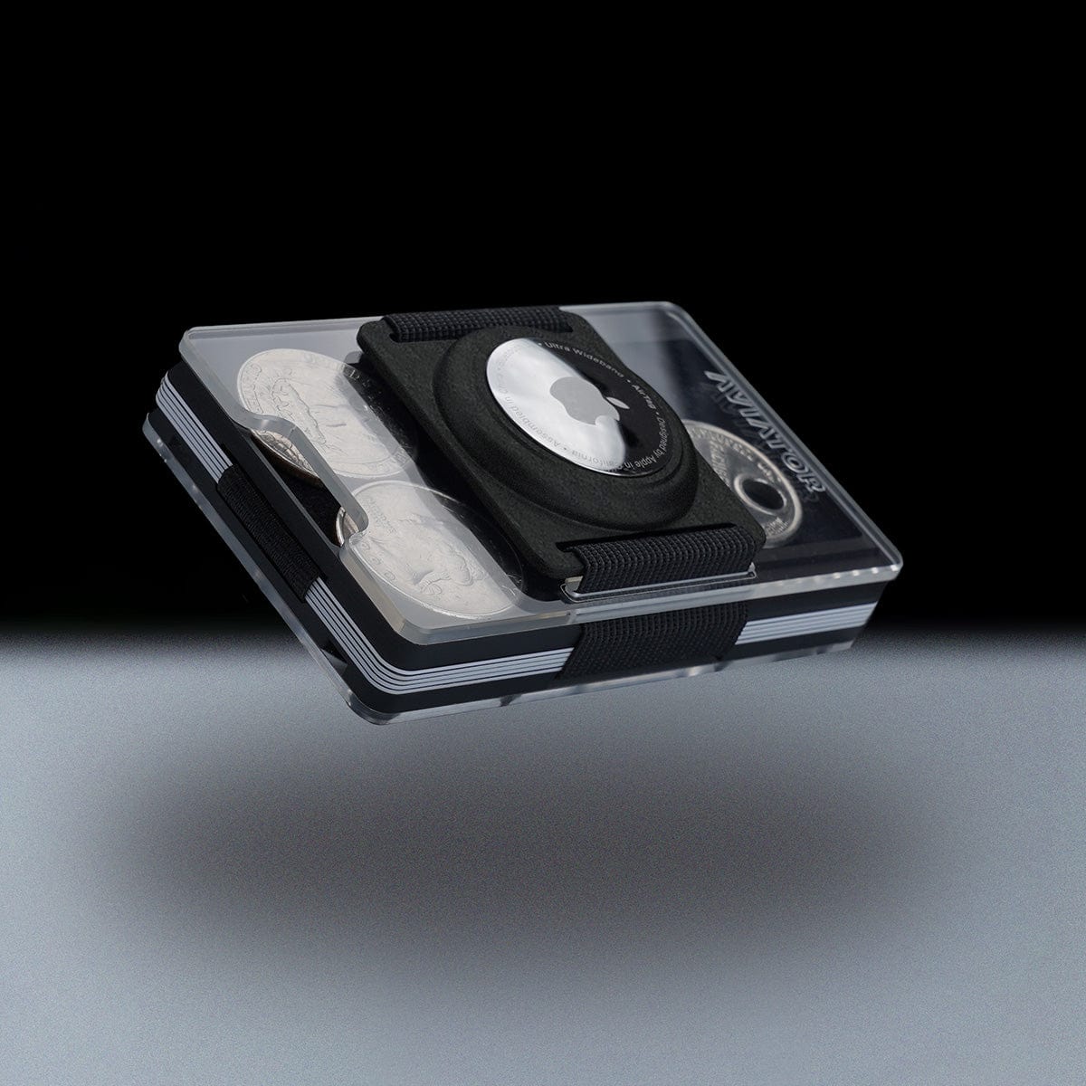 Fusion Black | Acrylic Frame | Transparent Slide Wallet - Image 5