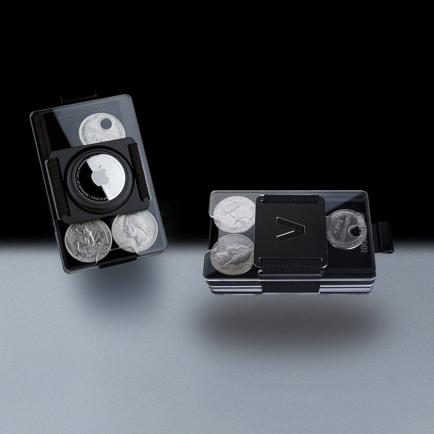Fusion Black | Metal Frame | Transparent Slide Wallet - Image 10