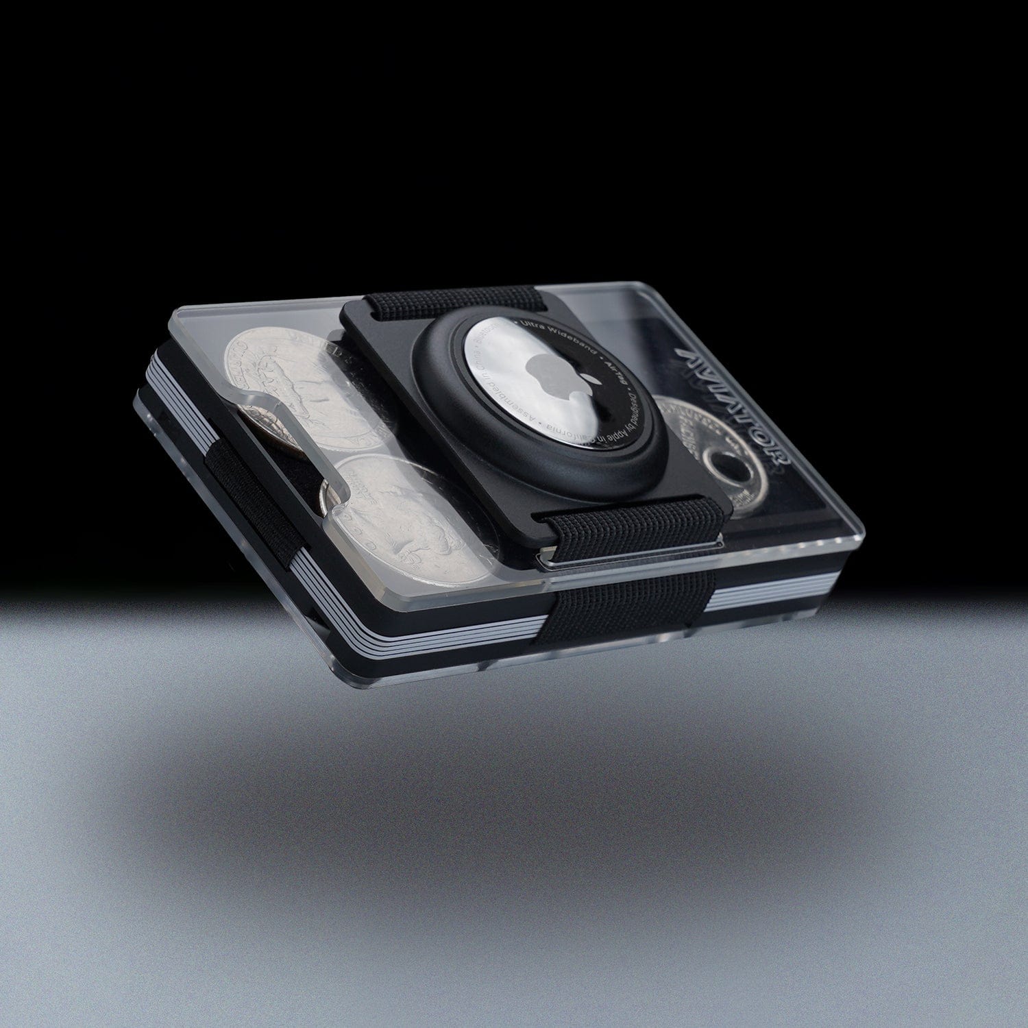 Fusion Black | Metal Frame | Transparent Slide Wallet - Image 4