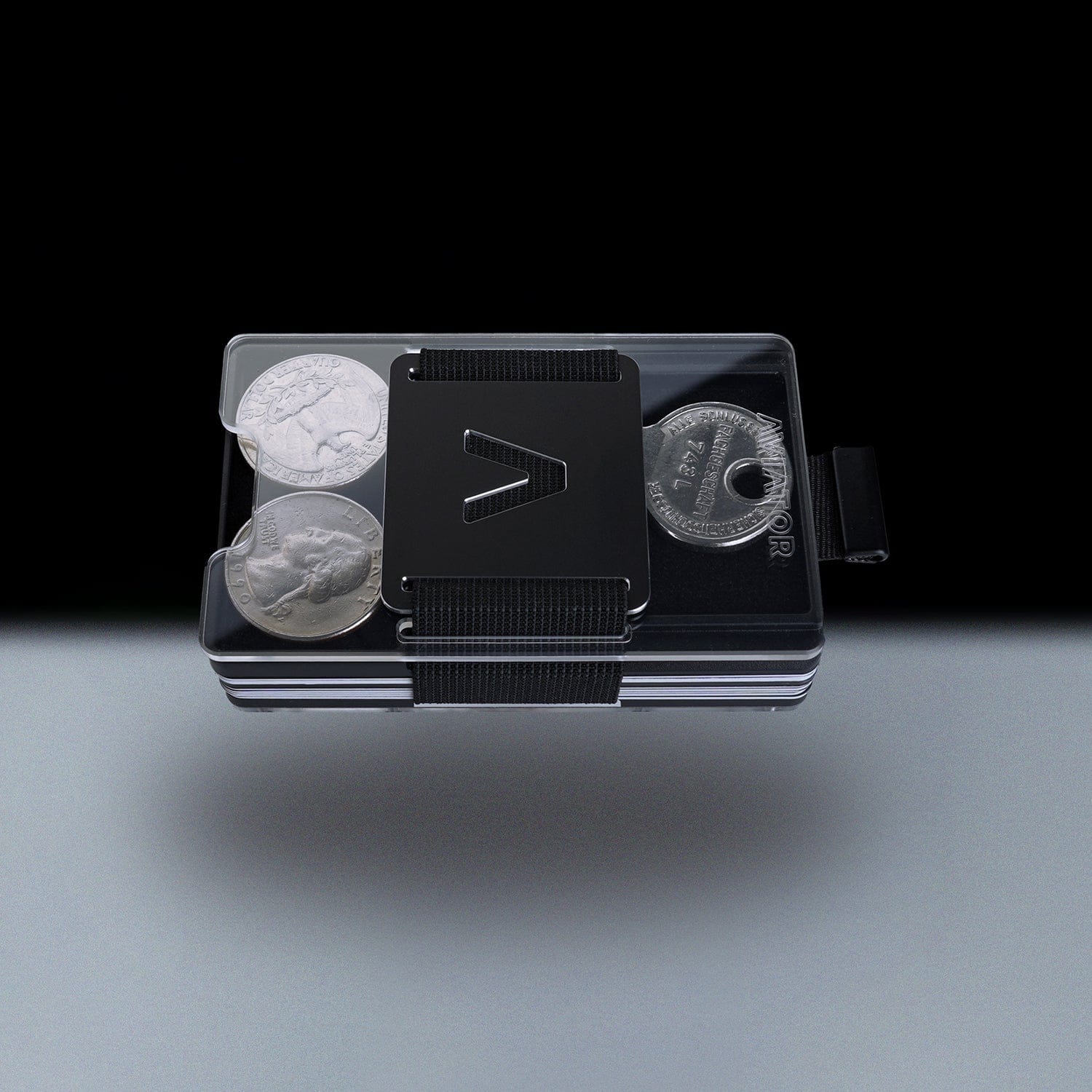 Fusion Black | Metal Frame | Transparent Slide Wallet - Image 8