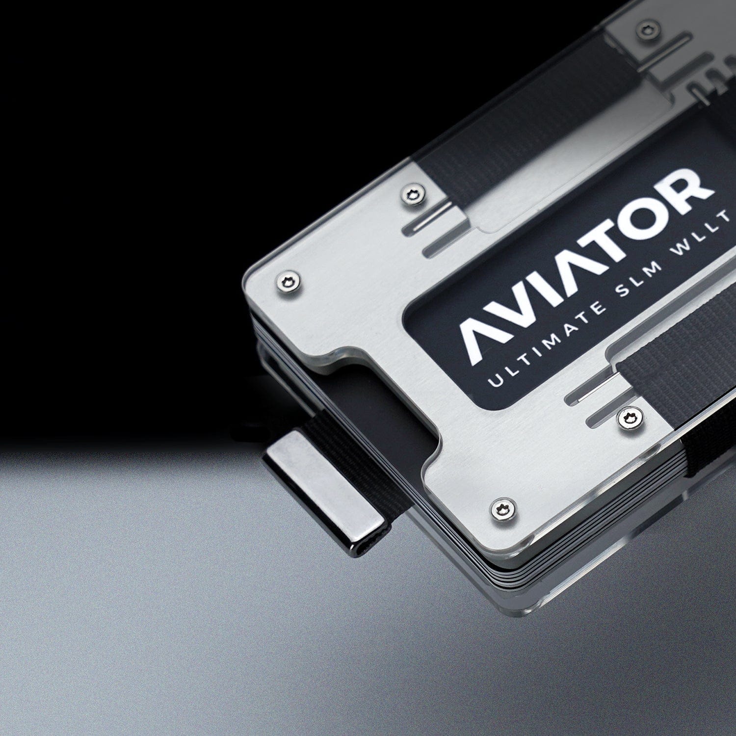 Fusion Silver | Metal Frame | Transparent Slide Wallet - Image 4