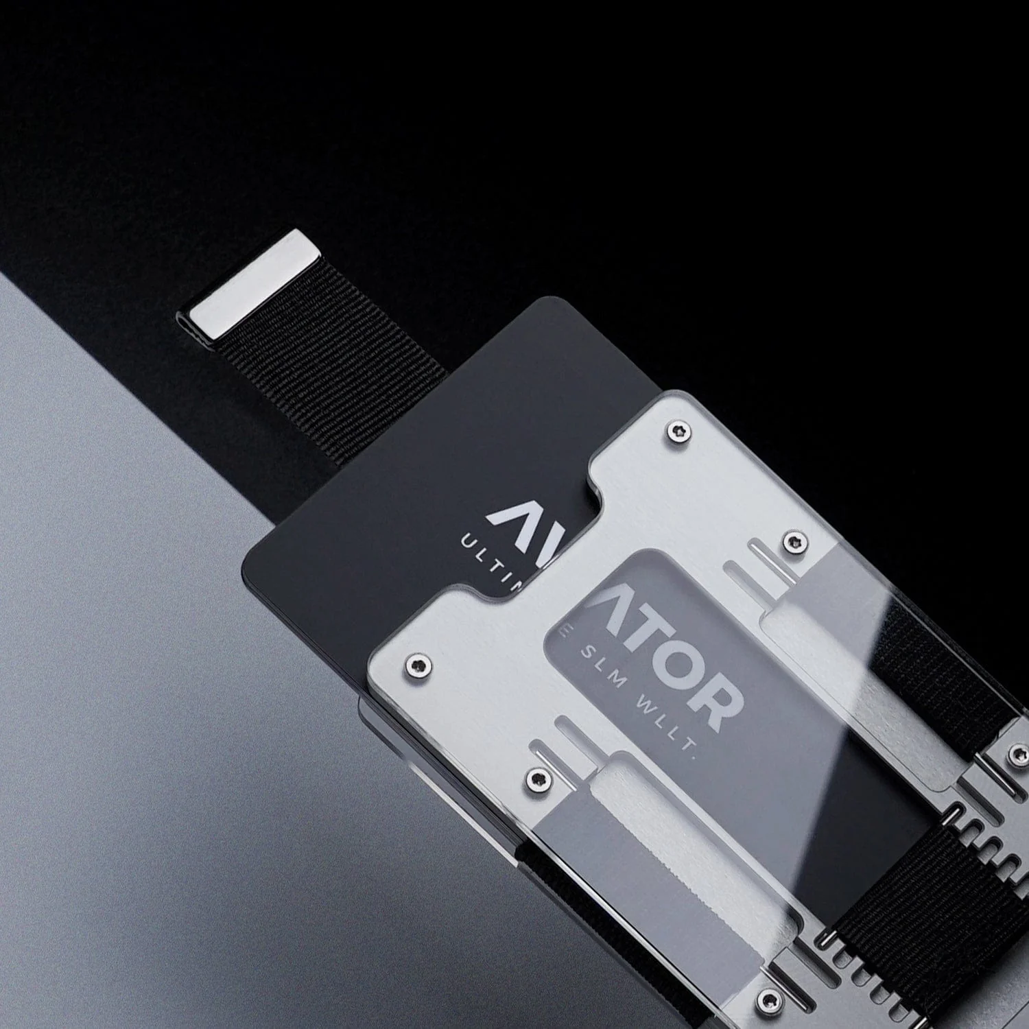 Fusion Silver | Metal Frame | Transparent Slide Wallet - Image 7