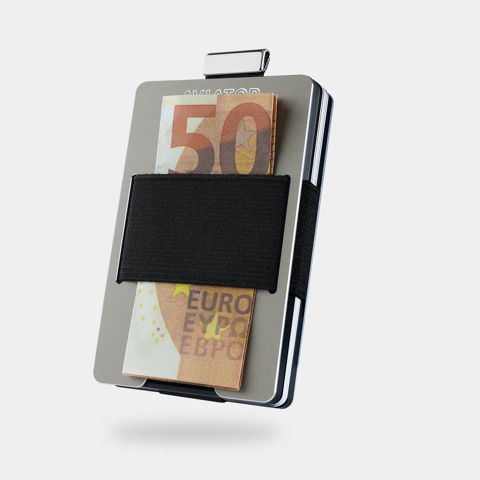 Gunmetal Aluminum Slim Wallet - Image 3