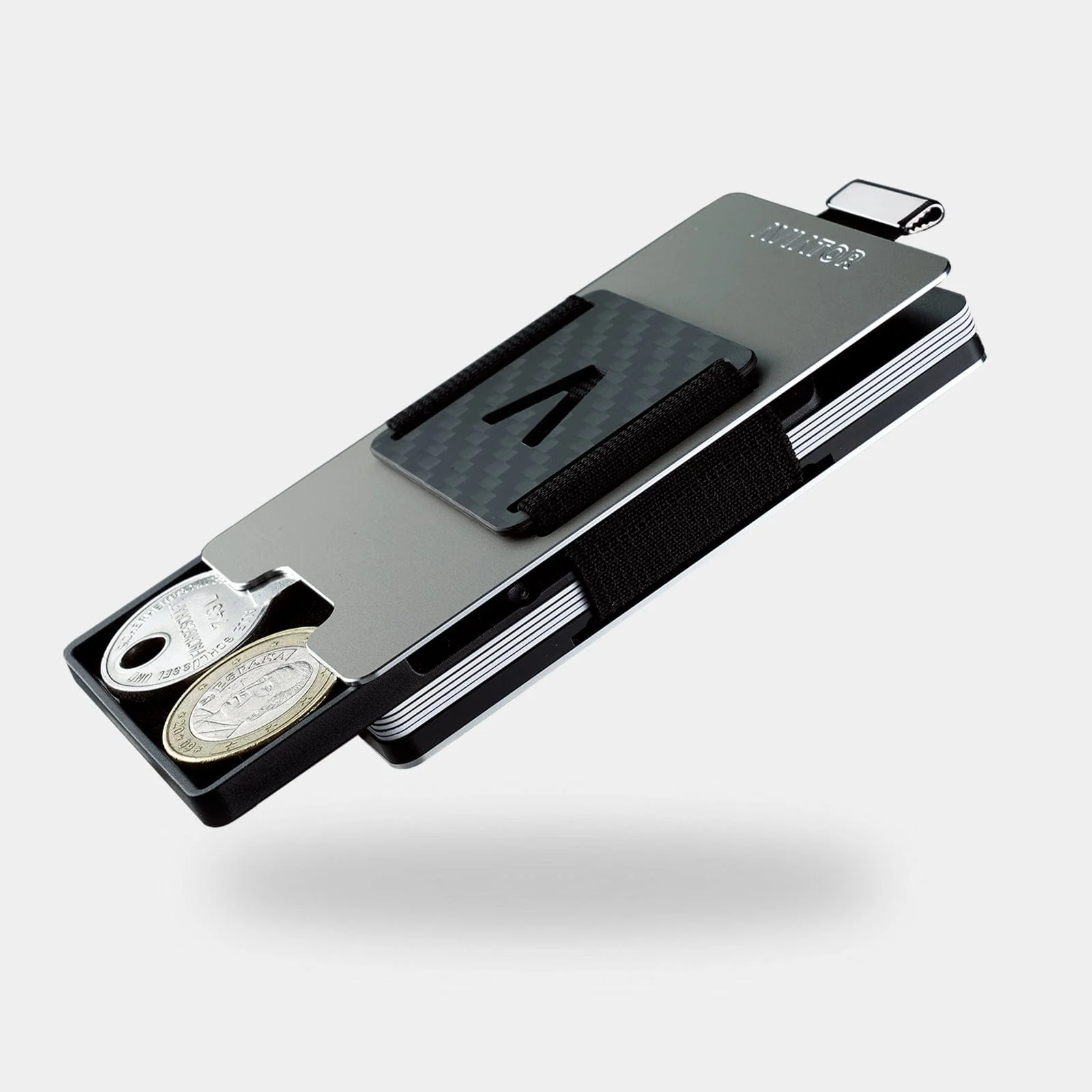 Gunmetal Aluminum Slim Wallet - Image 6