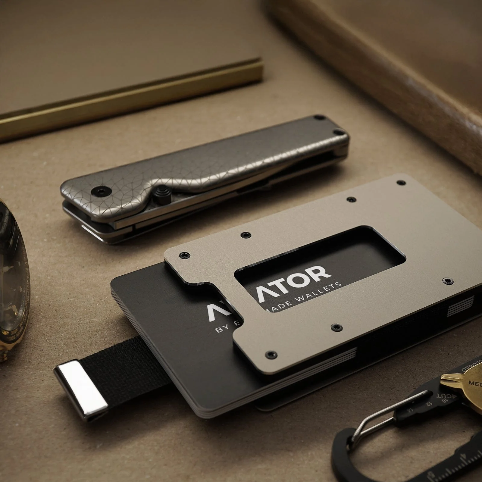 Gunmetal Aluminum Slim Wallet - Image 9