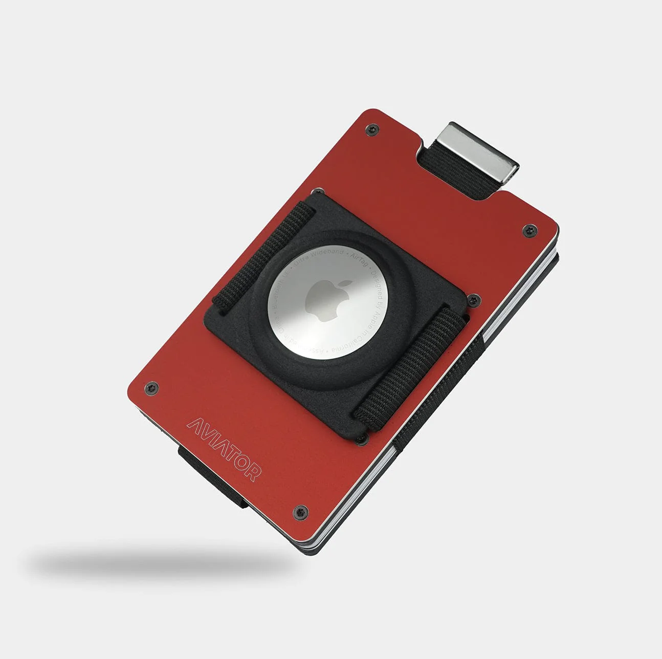 Imola Red Metal Slim Wallet - Image 6