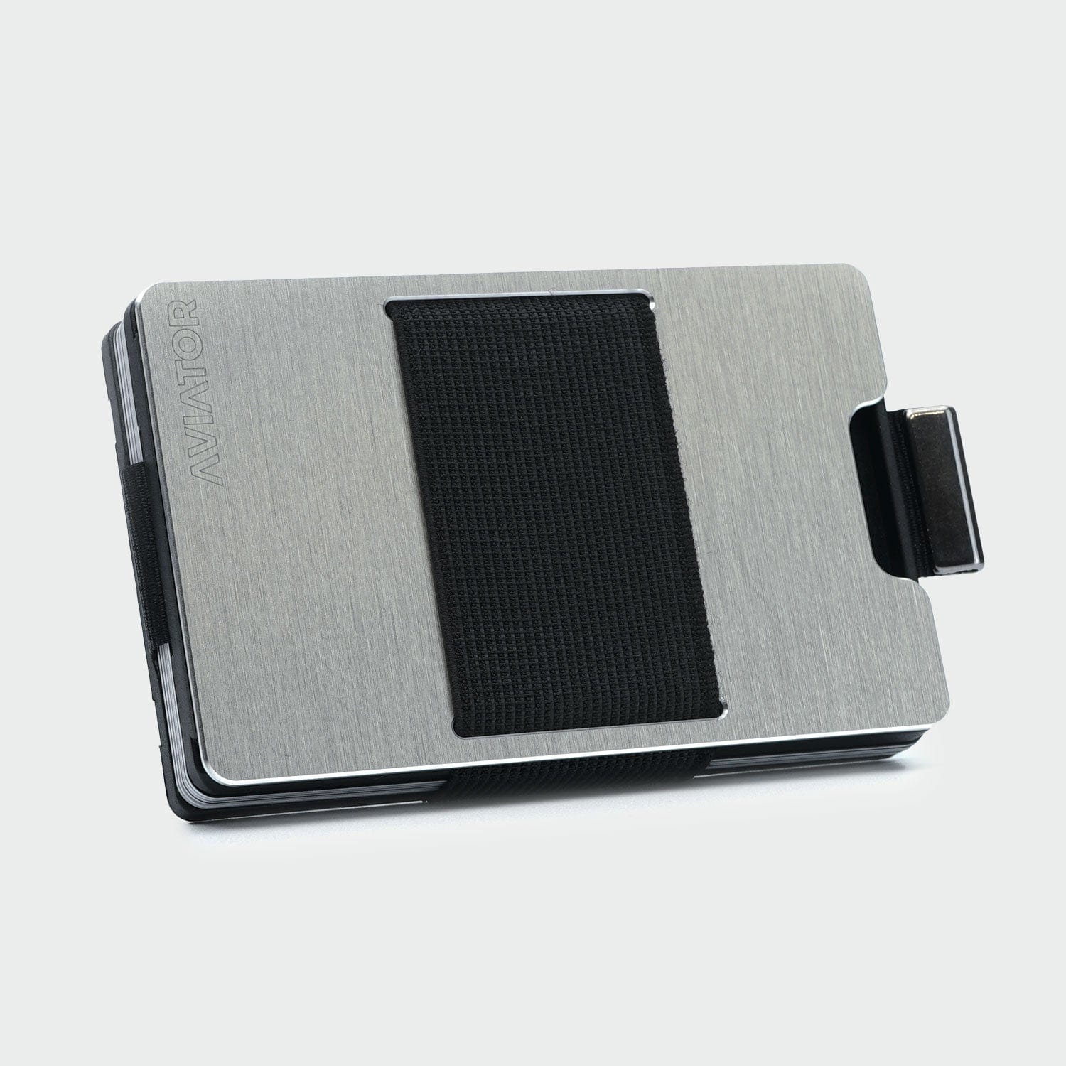 NOT FLAW[LESS] Brushed Silver Aluminum Slim Wallet - Image 3