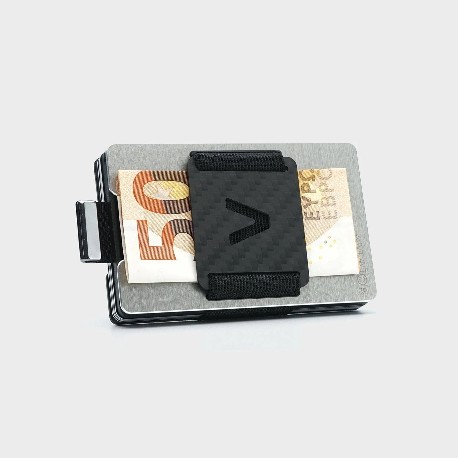 NOT FLAW[LESS] Brushed Silver Aluminum Slim Wallet - Image 5
