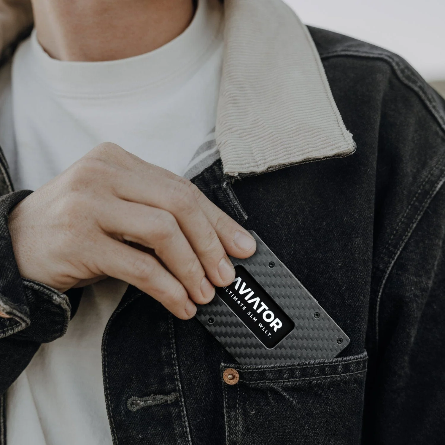 NOT FLAW[LESS] Carbon Fiber Slim Wallet - Image 8