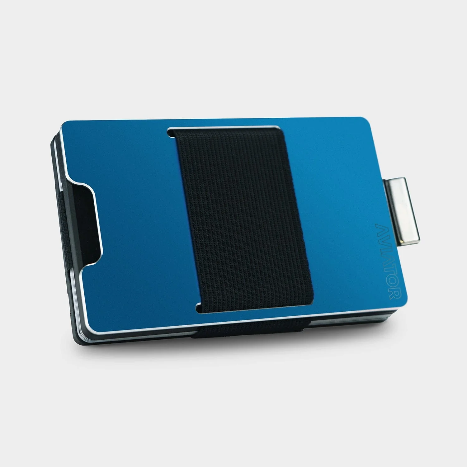 NOT FLAW[LESS] Galactic Blue Aluminum Slim Wallet - Image 3