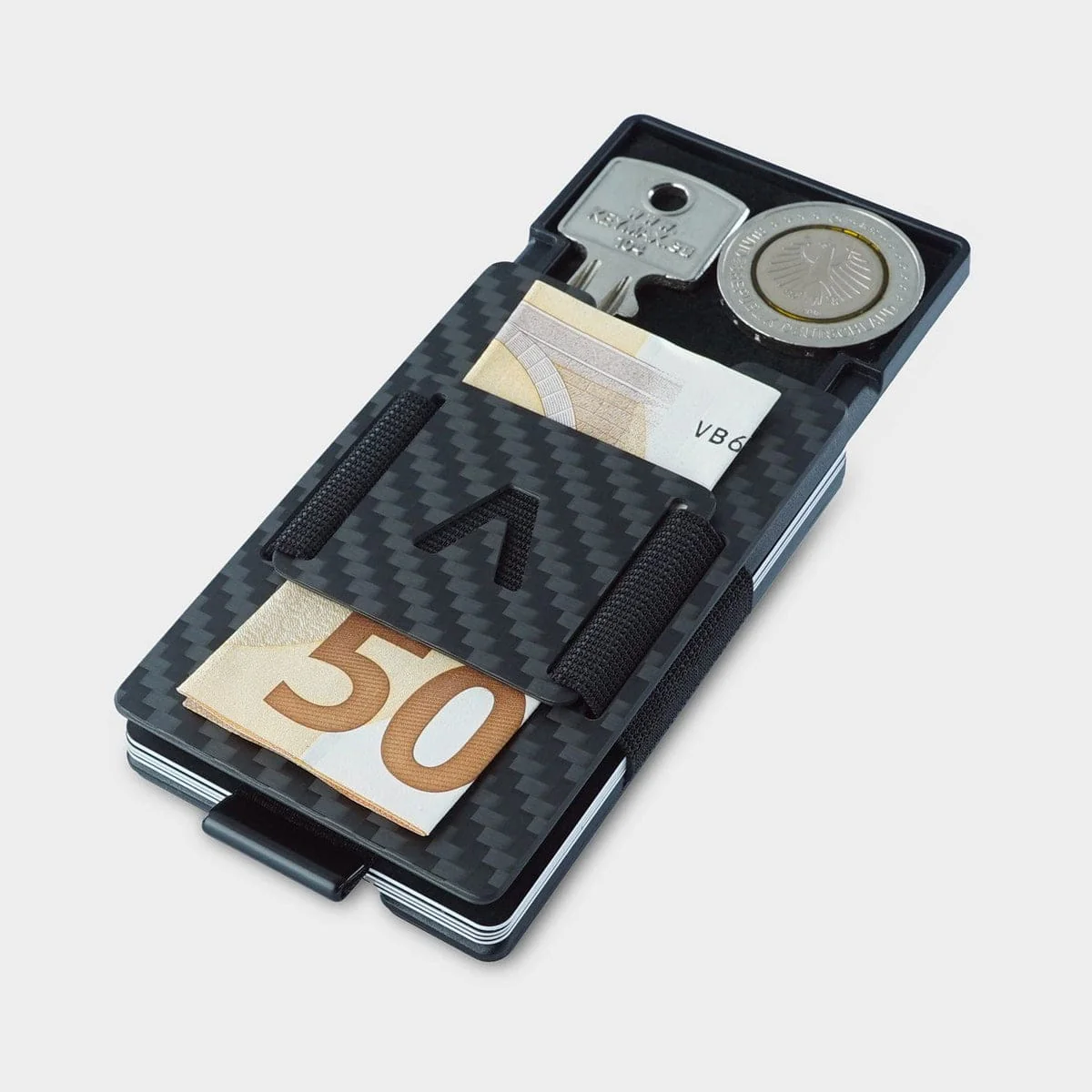 NOT FLAW[LESS] Carbon Fiber Slide Wallet + Blue Titanium Screws - Image 7