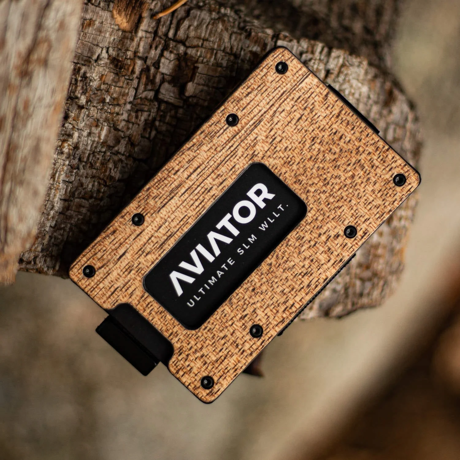 Wood Carbon Fiber Slim Wallet - Image 11