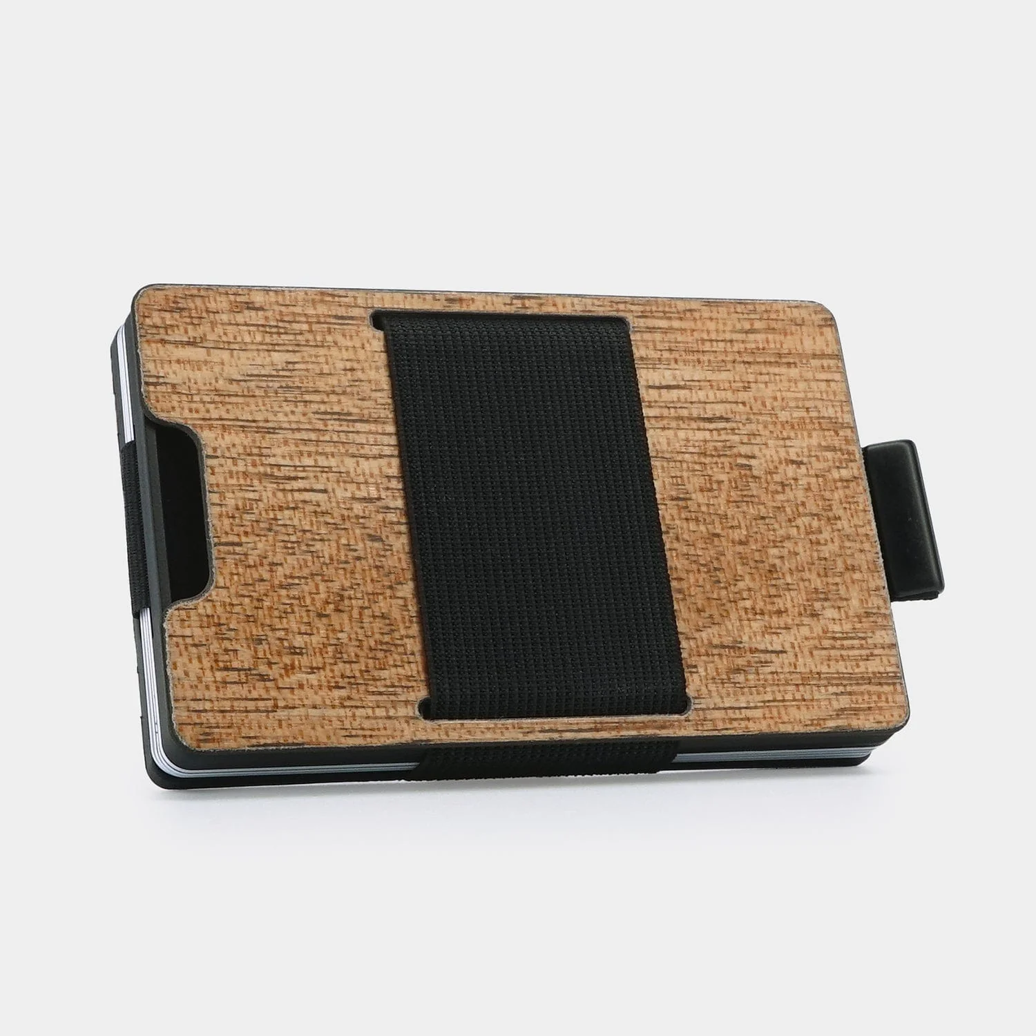 Wood Carbon Fiber Slim Wallet - Image 3