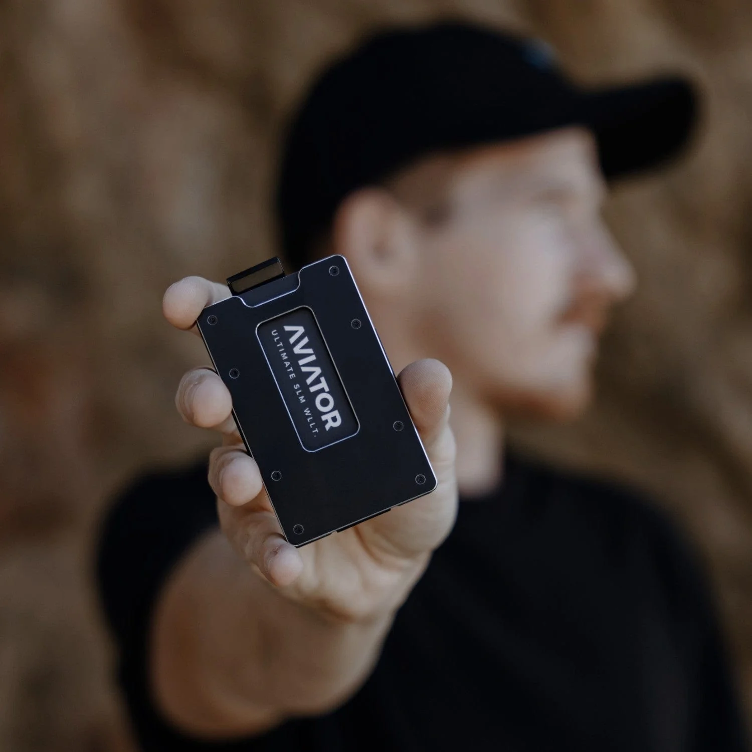 NOT FLAW[LESS] Obsidian Black Aluminum Slim Wallet - Image 7