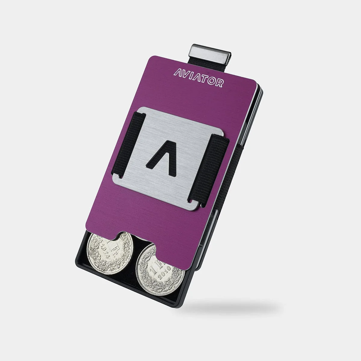 Purple Berry Aluminum Slim Wallet - Image 11