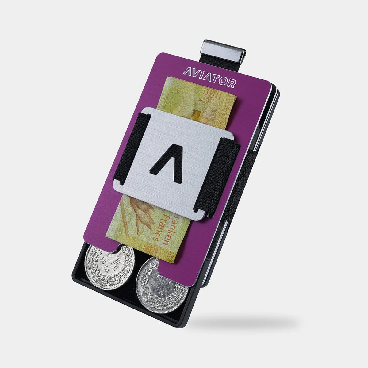 Purple Berry Aluminum Slim Wallet - Image 12
