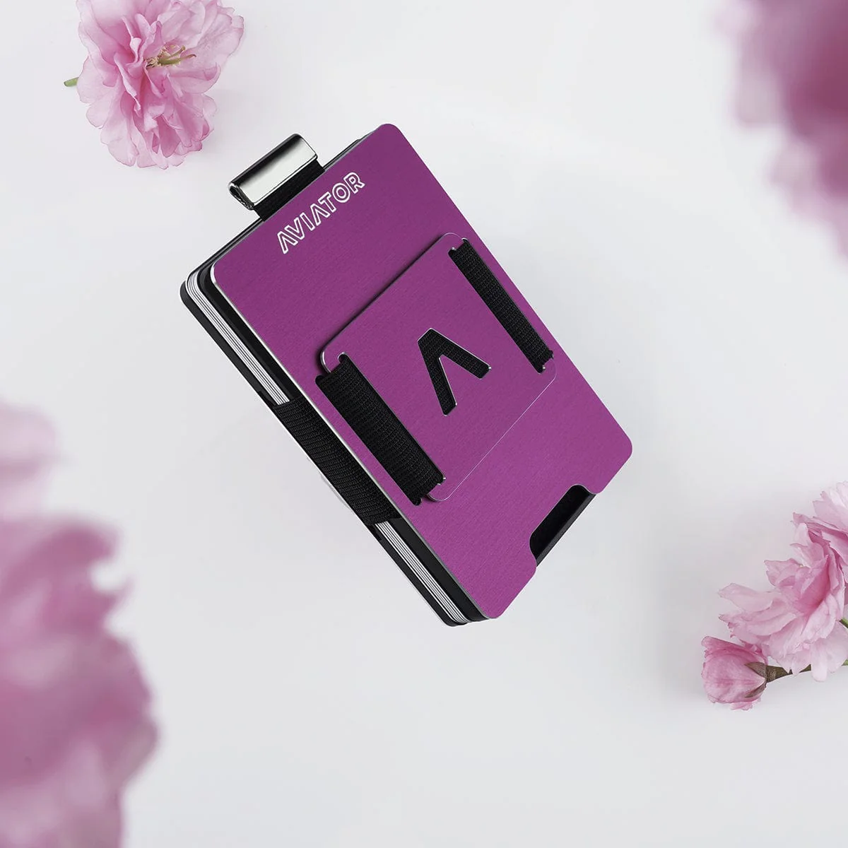 Purple Berry Aluminum Slim Wallet - Image 8