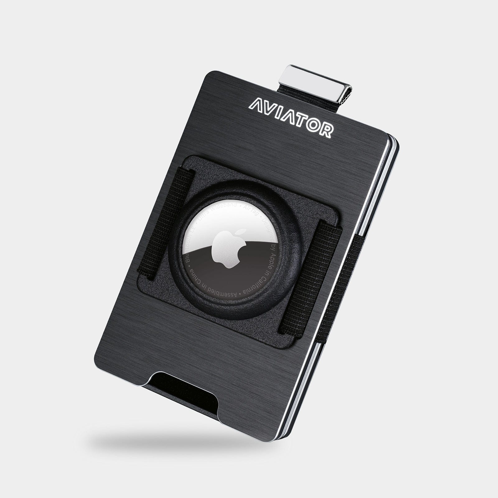 Brushed Black Aluminum Slim Wallet - Image 7