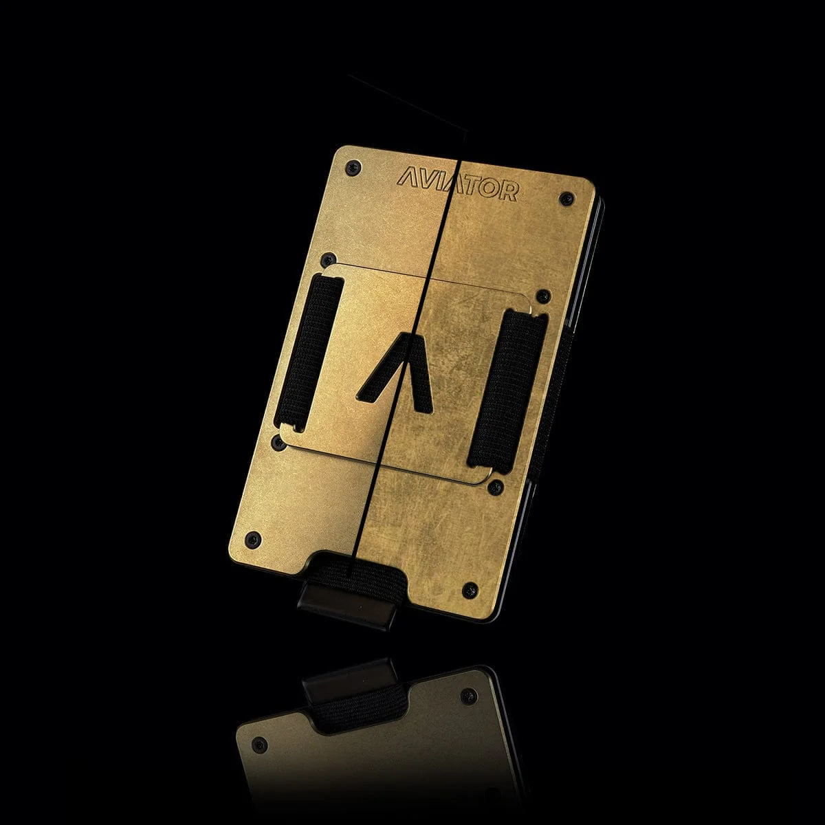 Stonewashed Brass Cash Clip - Image 6