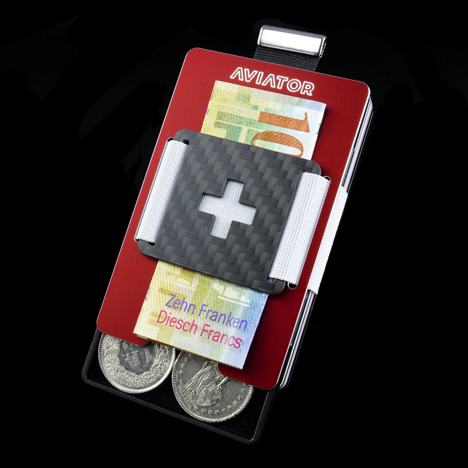 Swiss Edition | Slide Wallet + Carbon Fiber Cash Clip - Image 4