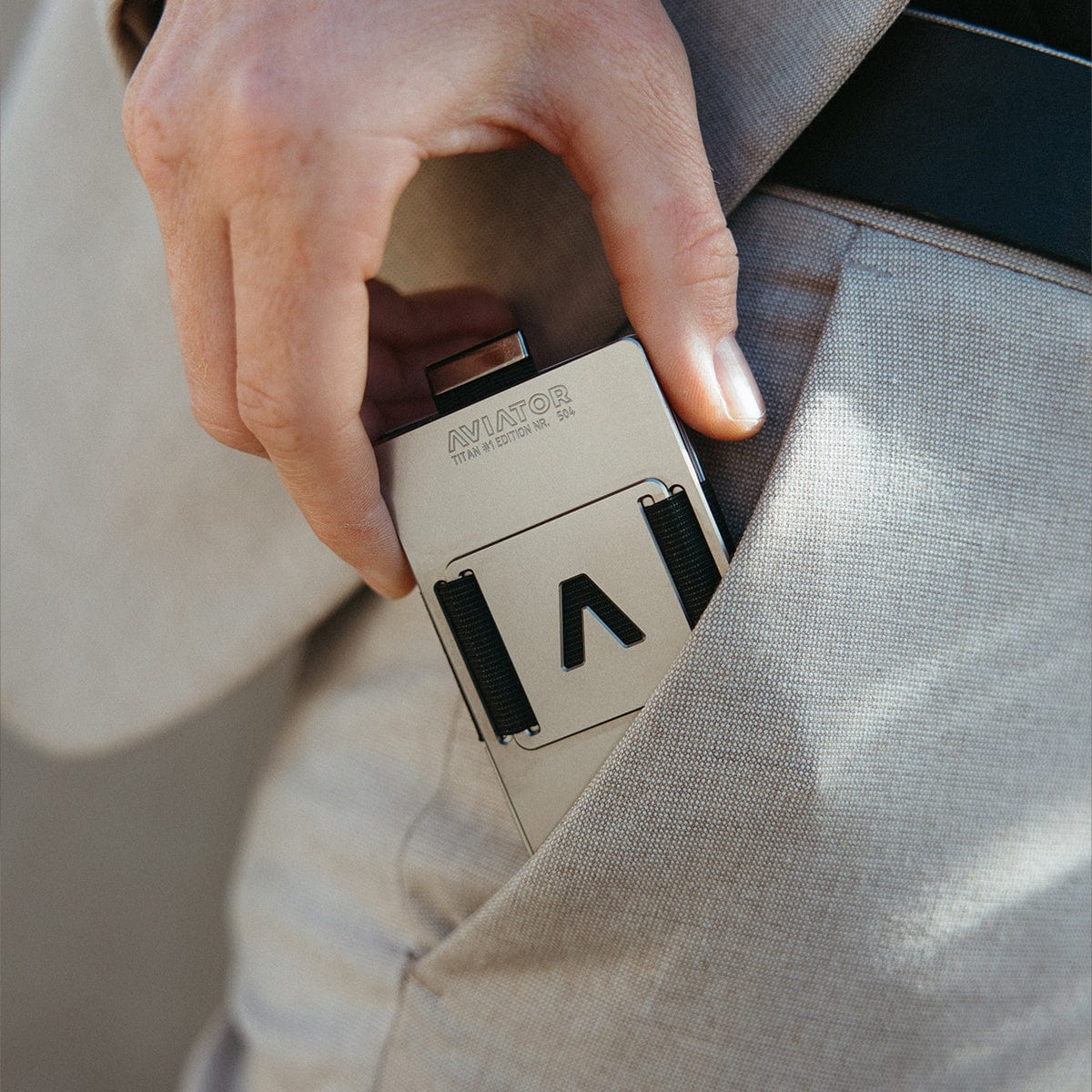 Titan #1 Edition | Titanium Slim Wallet - Image 10
