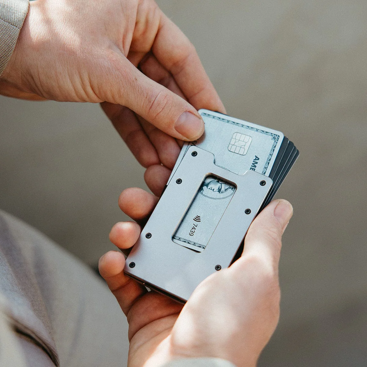 Titan #1 Edition | Titanium Slim Wallet - Image 3